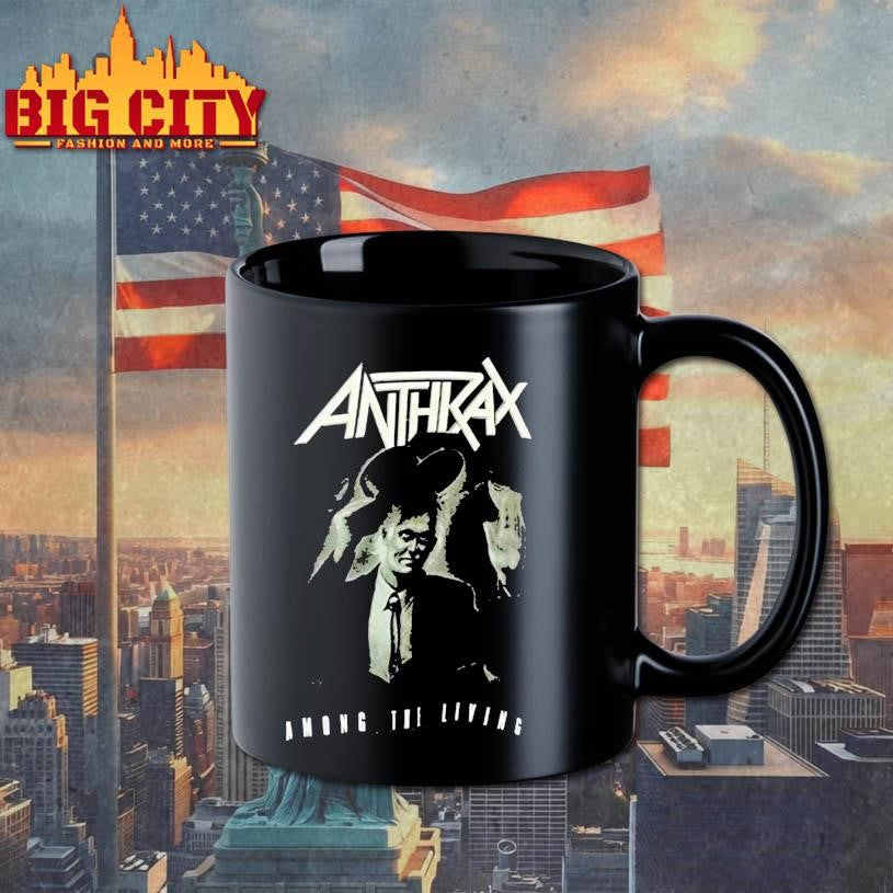 Anthrax 'Among The Living' - Adult & Kids T-Shirts, Sweatshirts & Hoodies apparel design preview 3