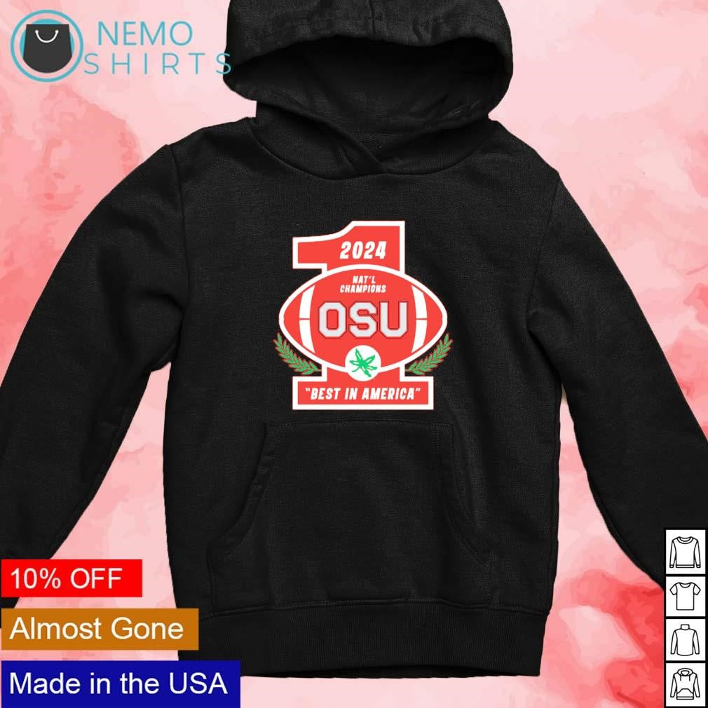 Ohio State Buckeyes 2024 national champions best in - Adult & Kids T-Shirts, Sweatshirts & Hoodies apparel design preview 4