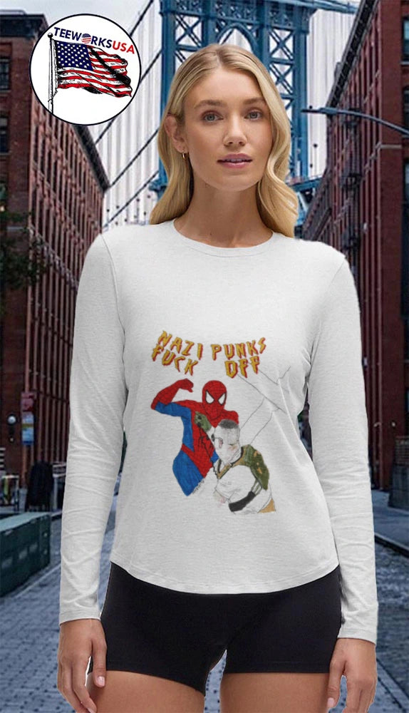 Nazi Punks Fuck Off Spider-Man - Adult & Kids T-Shirts, Sweatshirts & Hoodies apparel design preview 4