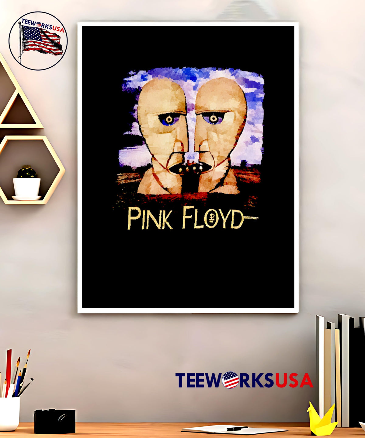 Pink Floyd vintage 90s - Adult & Kids T-Shirts, Sweatshirts & Hoodies apparel design preview 5