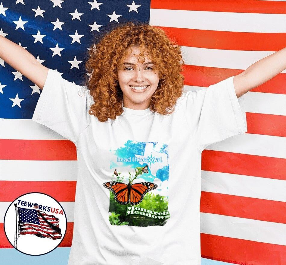 Lead the crowd Monarch Meadows - Adult & Kids T-Shirts, Sweatshirts & Hoodies apparel design preview 4