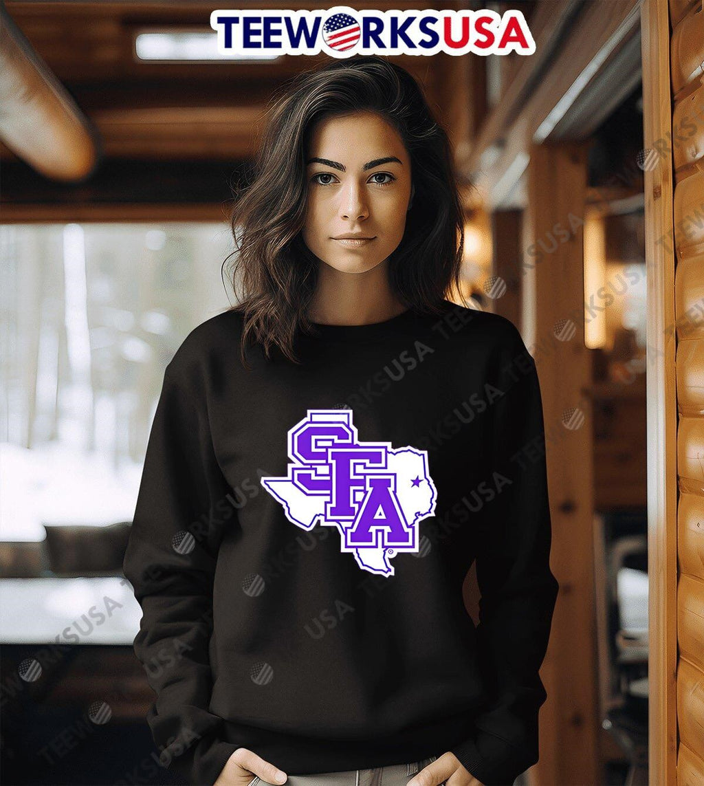 SFA Primary Logo Texas - Adult & Kids T-Shirts, Sweatshirts & Hoodies apparel design preview 6