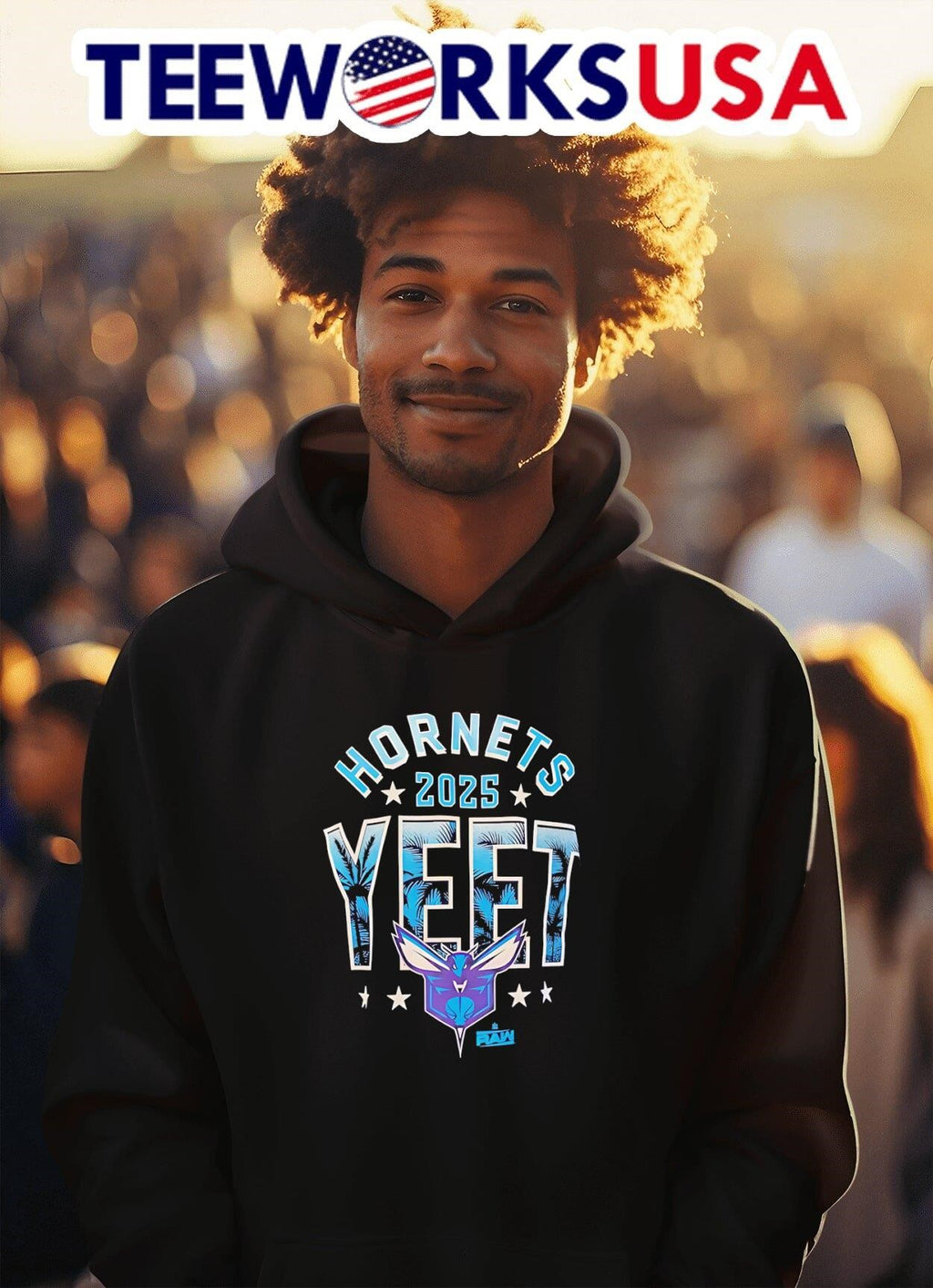 Hornets 2025 Yeet - Adult & Kids T-Shirts, Sweatshirts & Hoodies apparel design preview 2