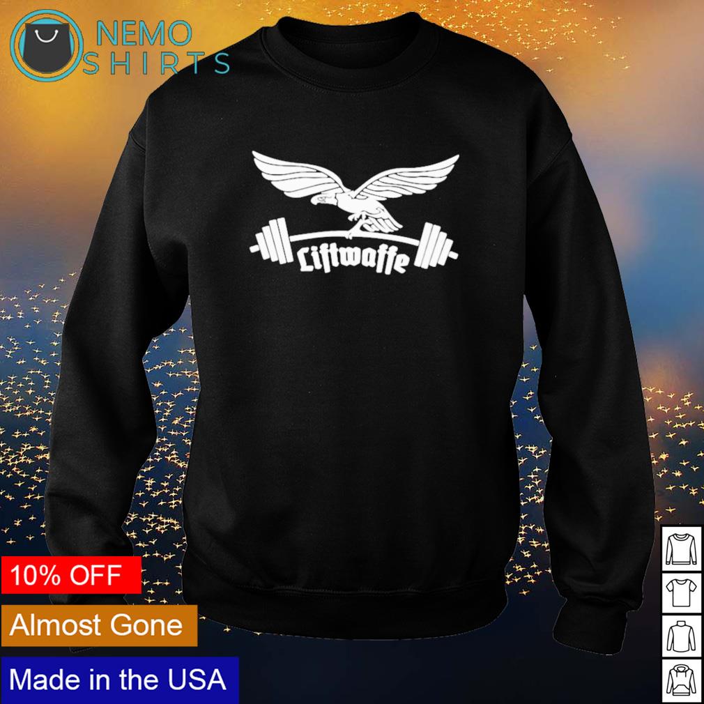 Liftwaffe eagle weightlifting - Adult & Kids T-Shirts, Sweatshirts & Hoodies apparel design preview 4