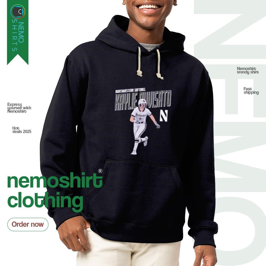 Kaylie Avvisato Northwestern Wildcats softball - Adult & Kids T-Shirts, Sweatshirts & Hoodies apparel design preview 2