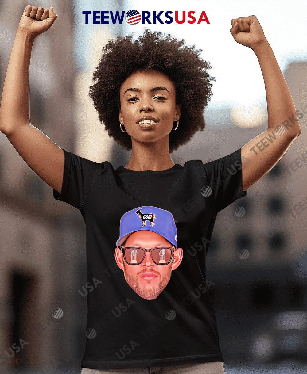 Big Head Clayton Kershaw GOAT - Adult & Kids T-Shirts, Sweatshirts & Hoodies apparel design preview 7