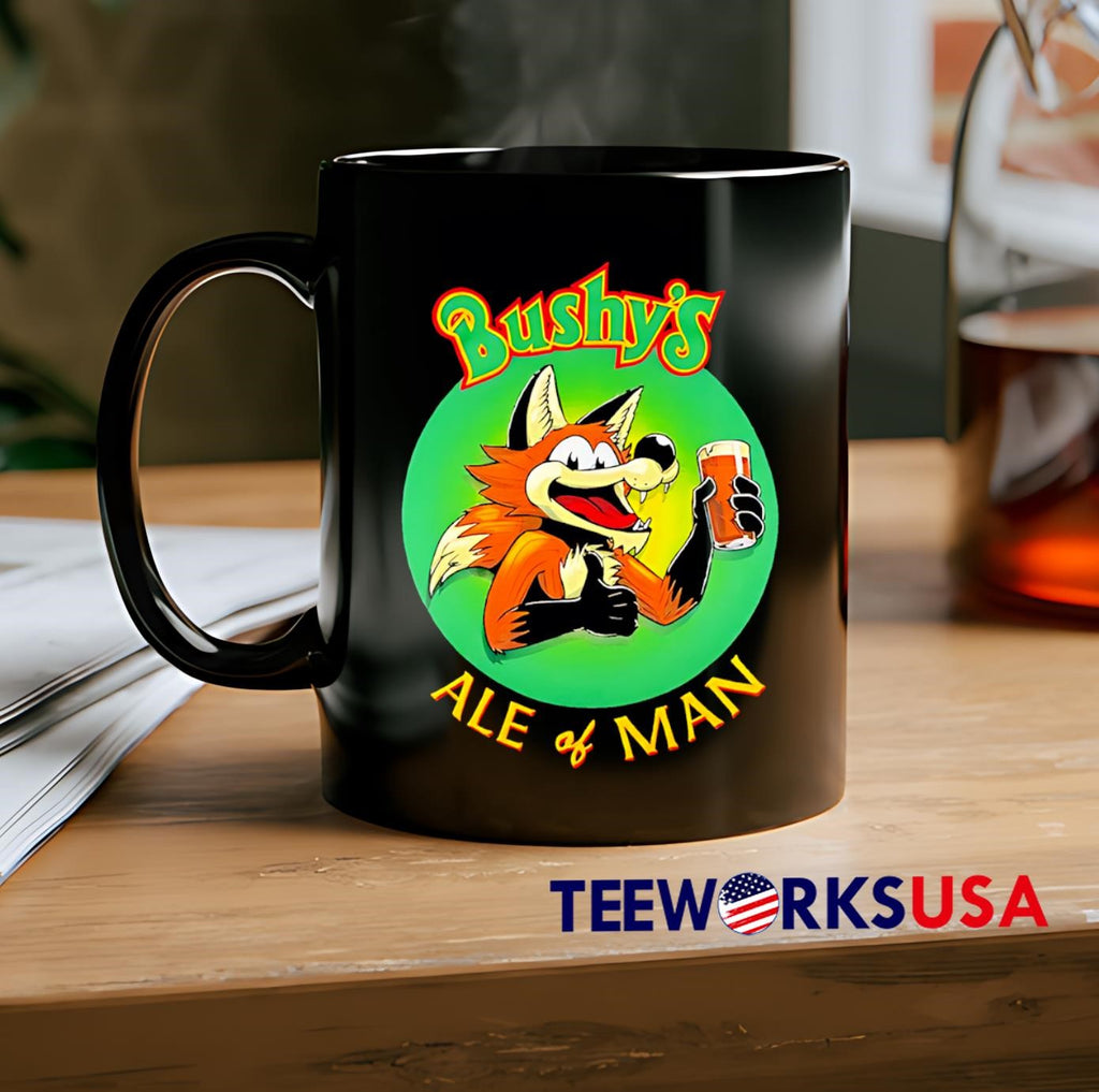 Bushy's Ale Of Man - Adult & Kids T-Shirts, Sweatshirts & Hoodies apparel design preview 2