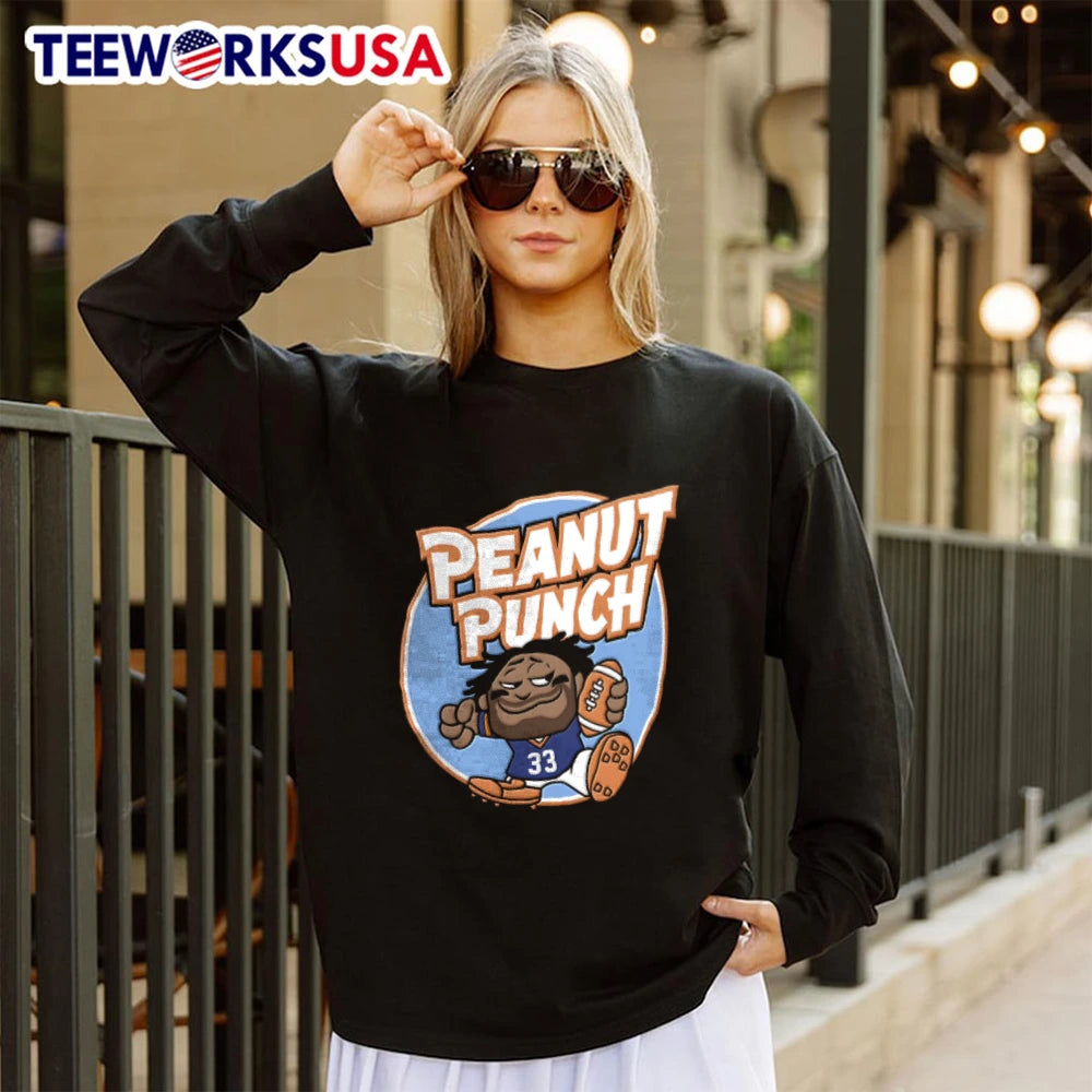 Peanut Punch 33 Football Player - Adult & Kids T-Shirts, Sweatshirts & Hoodies apparel design preview 4
