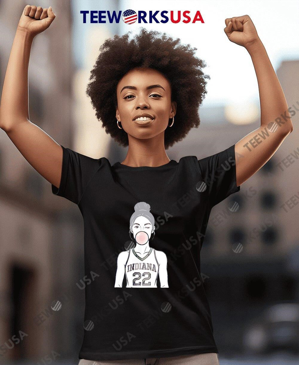 Caitlin Clark blow gum comic - Adult & Kids T-Shirts, Sweatshirts & Hoodies apparel design preview 8