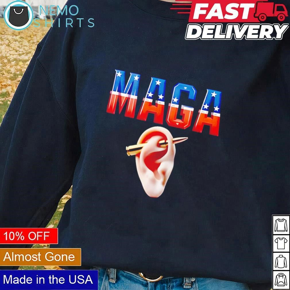 Maga bullet piercing - Adult & Kids T-Shirts, Sweatshirts & Hoodies apparel design preview 1