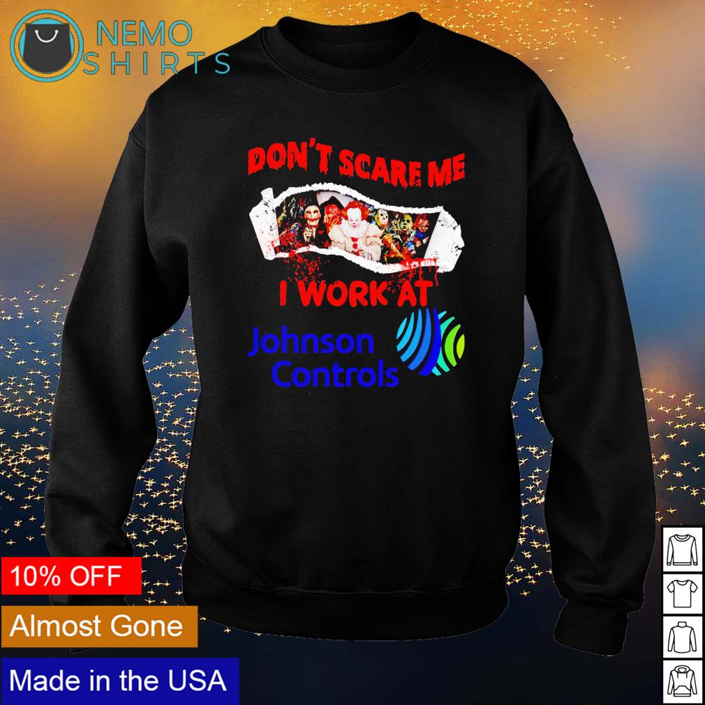 Horror Halloween don't scare me I work at Johnson - Adult & Kids T-Shirts, Sweatshirts & Hoodies apparel design preview 4