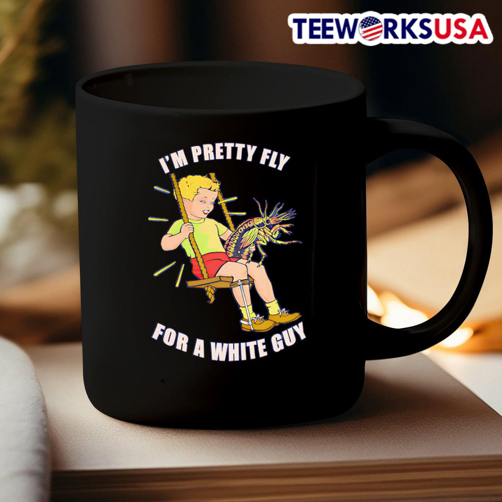 I'm pretty fly for a white guy - Adult & Kids T-Shirts, Sweatshirts & Hoodies apparel design preview 3
