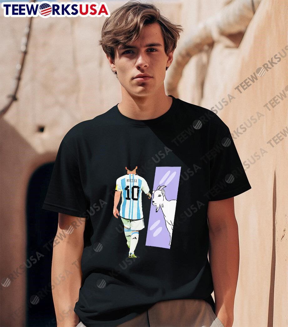 Lionel Messi G.o.a. - Adult & Kids T-Shirts, Sweatshirts & Hoodies apparel design preview 1