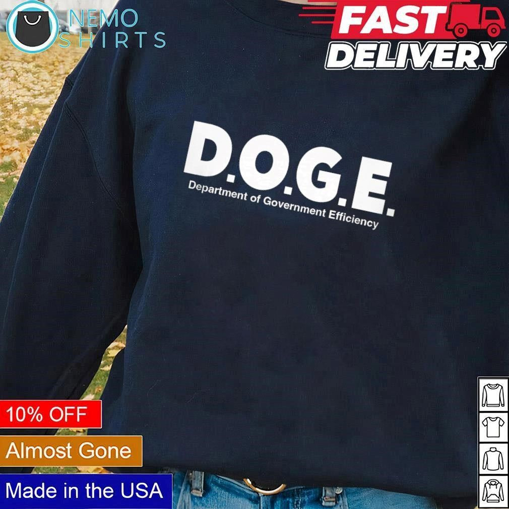 DOGE Department Of Government Efficiency - Adult & Kids T-Shirts, Sweatshirts & Hoodies apparel design preview 1