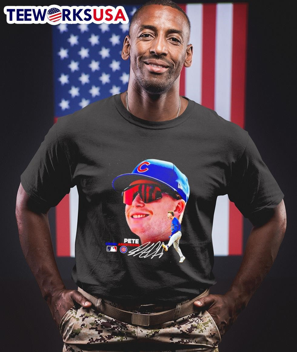 Pete Crown Armstrong Chicago Cubs - Adult & Kids T-Shirts, Sweatshirts & Hoodies apparel design preview 1