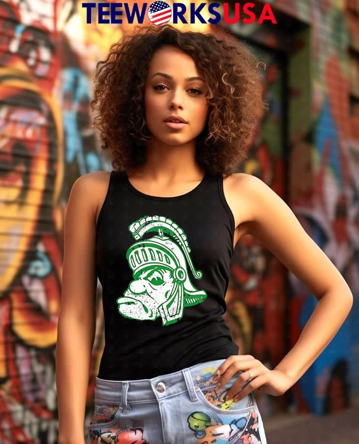 Michigan State University Spartans Big head logo - Adult & Kids T-Shirts, Sweatshirts & Hoodies apparel design preview 7