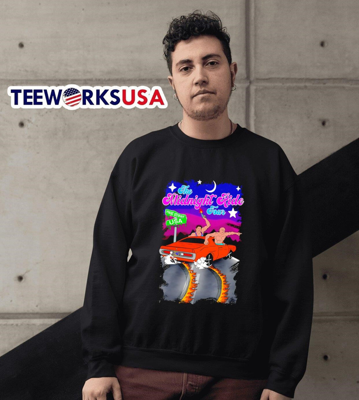 The Midnight Ride Tour - Adult & Kids T-Shirts, Sweatshirts & Hoodies apparel design preview 3