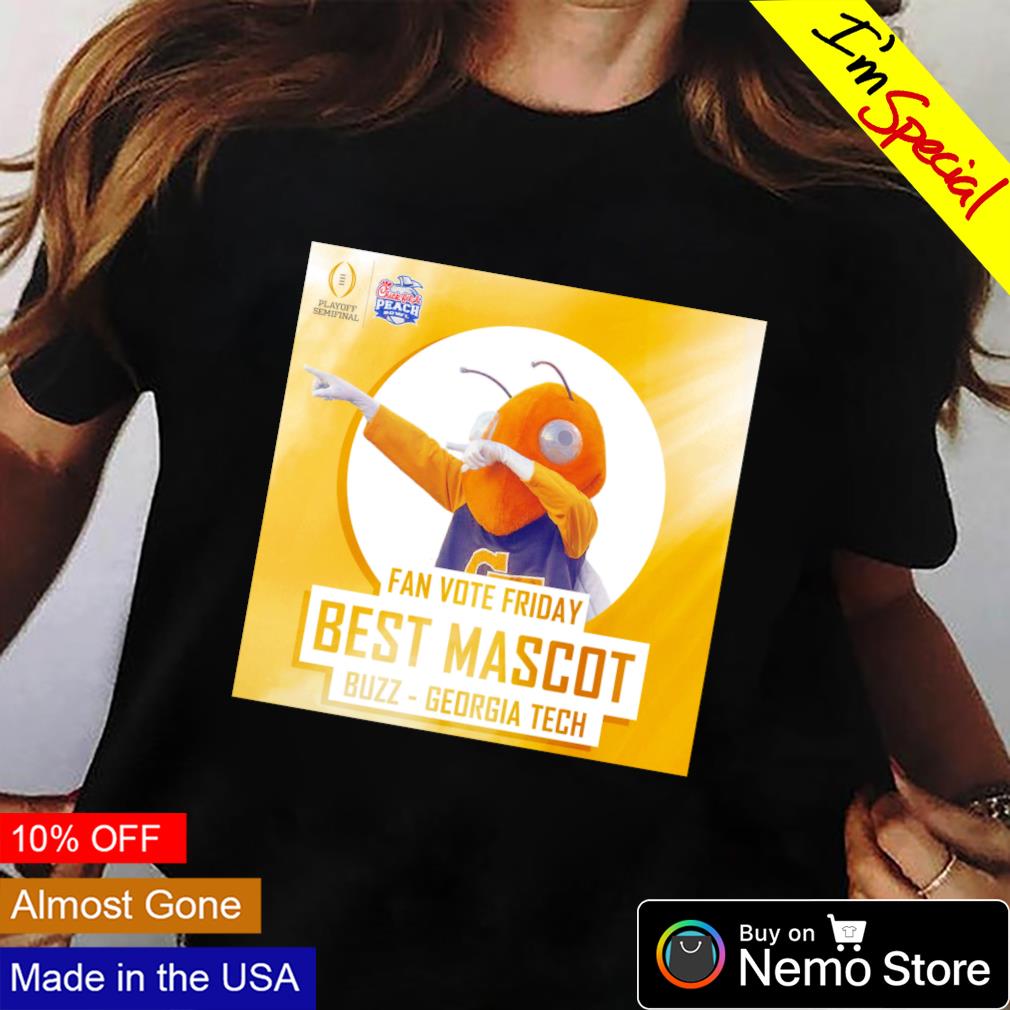 Fan vote friday best mascot Buzz-Georgia Tech - Adult & Kids T-Shirts, Sweatshirts & Hoodies apparel design preview 2