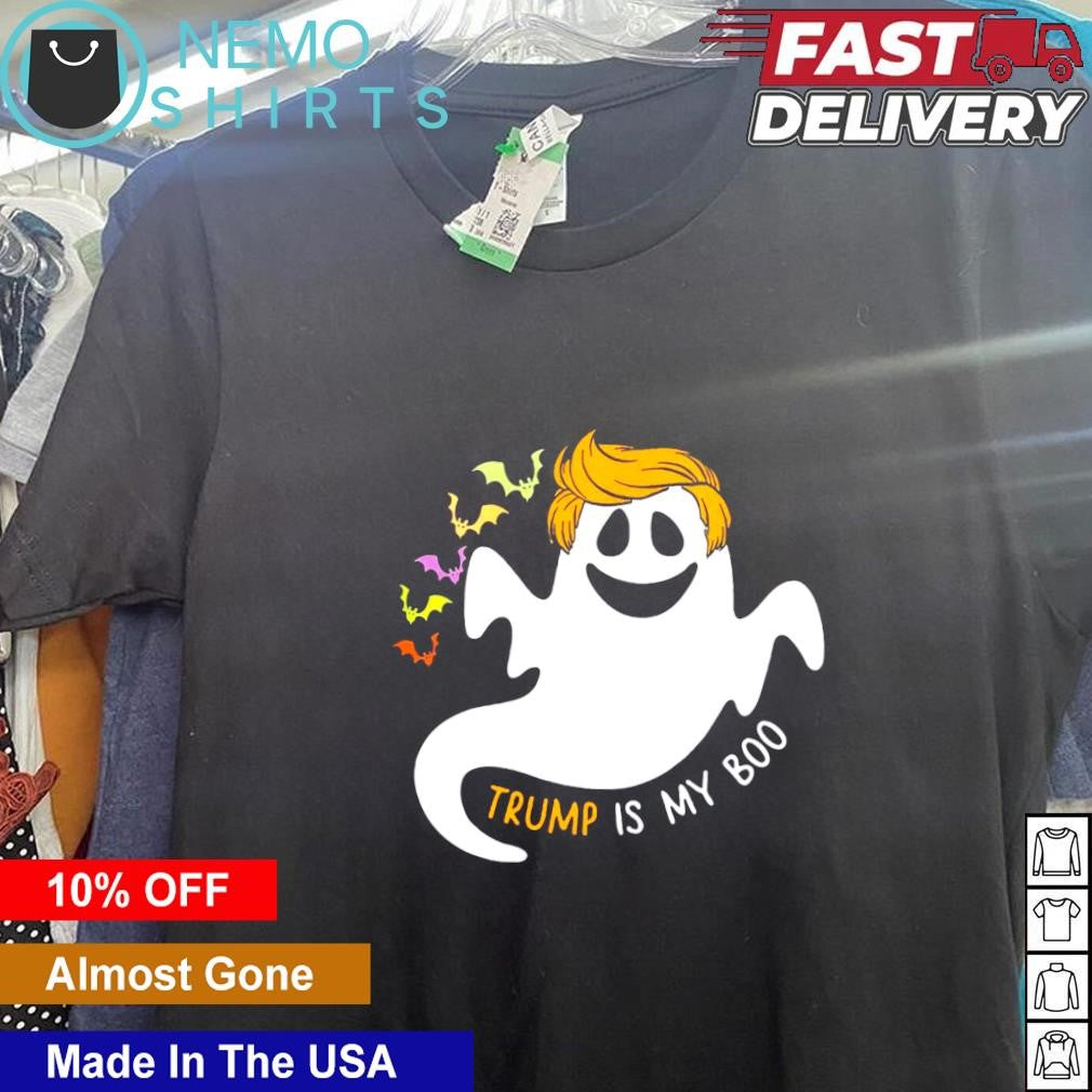 Trump is my boo Halloween bats - Adult & Kids T-Shirts, Sweatshirts & Hoodies apparel design preview 5
