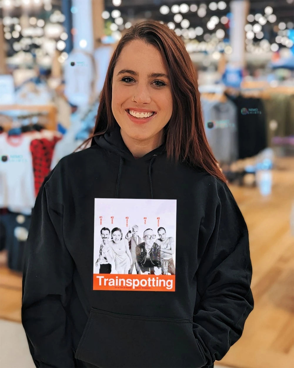 Trainspotting Movie Cast Begbie Diane Sick Boy Spud - Adult & Kids T-Shirts, Sweatshirts & Hoodies apparel design preview 3