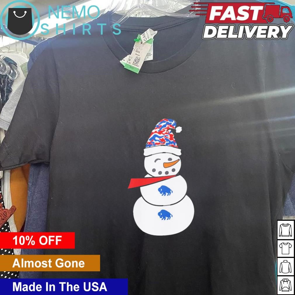 Buffalo Bills snowman Christmas - Adult & Kids T-Shirts, Sweatshirts & Hoodies apparel design preview 5