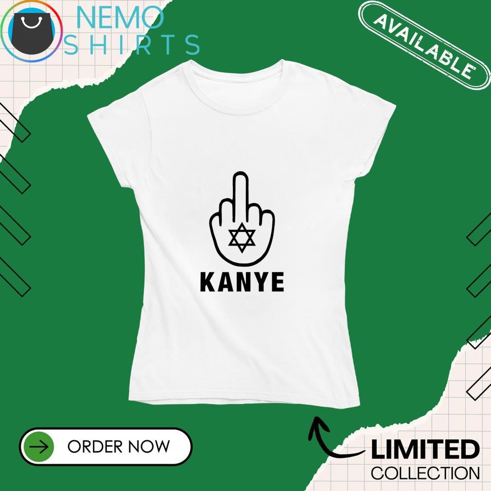 Jewish middle finger for Kanye - Adult & Kids T-Shirts, Sweatshirts & Hoodies apparel design preview 4