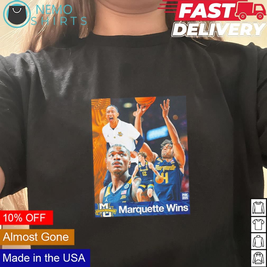 Marquette Golden Eagles takes down no 6 Purdue 76 58 - Adult & Kids T-Shirts, Sweatshirts & Hoodies apparel design preview 3