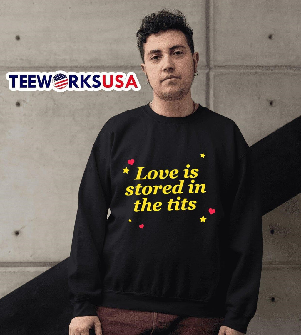 Love Is d In The Tits - Adult & Kids T-Shirts, Sweatshirts & Hoodies apparel design preview 6