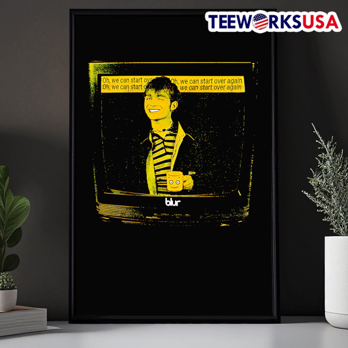 Blur Coffee and TV - Adult & Kids T-Shirts, Sweatshirts & Hoodies apparel design preview 5
