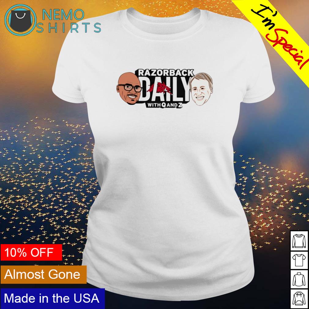 Arkansas Razorbacks daily with Q and Z - Adult & Kids T-Shirts, Sweatshirts & Hoodies apparel design preview 3