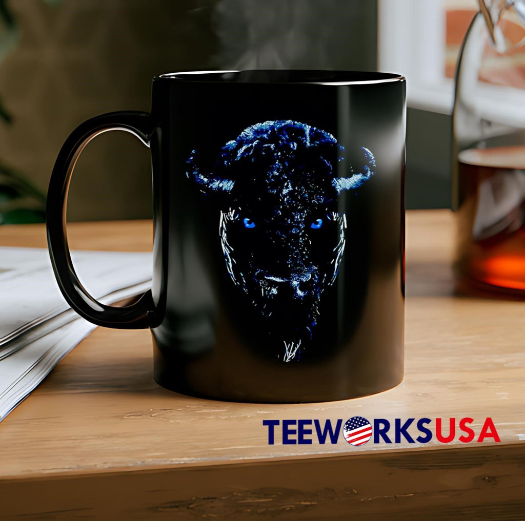 The Night Bison Buffalo Bills - Adult & Kids T-Shirts, Sweatshirts & Hoodies apparel design preview 2