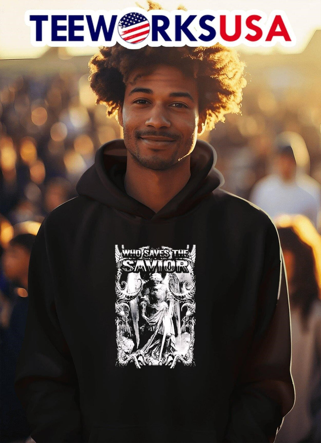 Angel who saves the savior - Adult & Kids T-Shirts, Sweatshirts & Hoodies apparel design preview 2