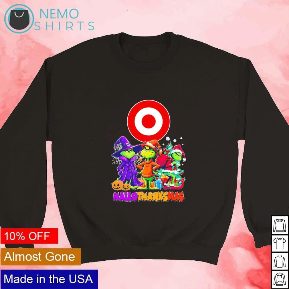 Target Corporation Grinch Hallothanksmas - Adult & Kids T-Shirts, Sweatshirts & Hoodies apparel design preview 3