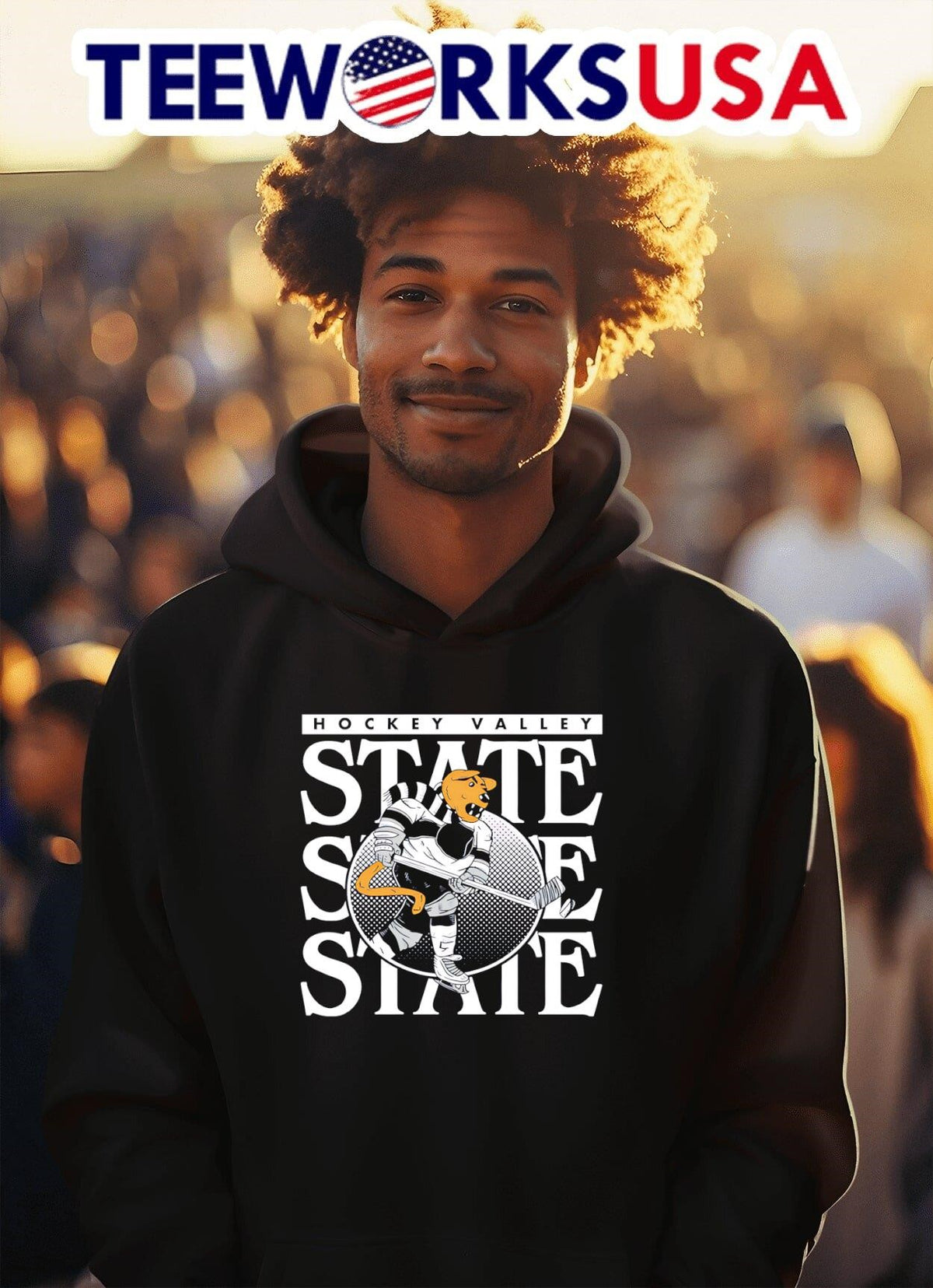 Penn State hockey valley - Adult & Kids T-Shirts, Sweatshirts & Hoodies apparel design preview 2