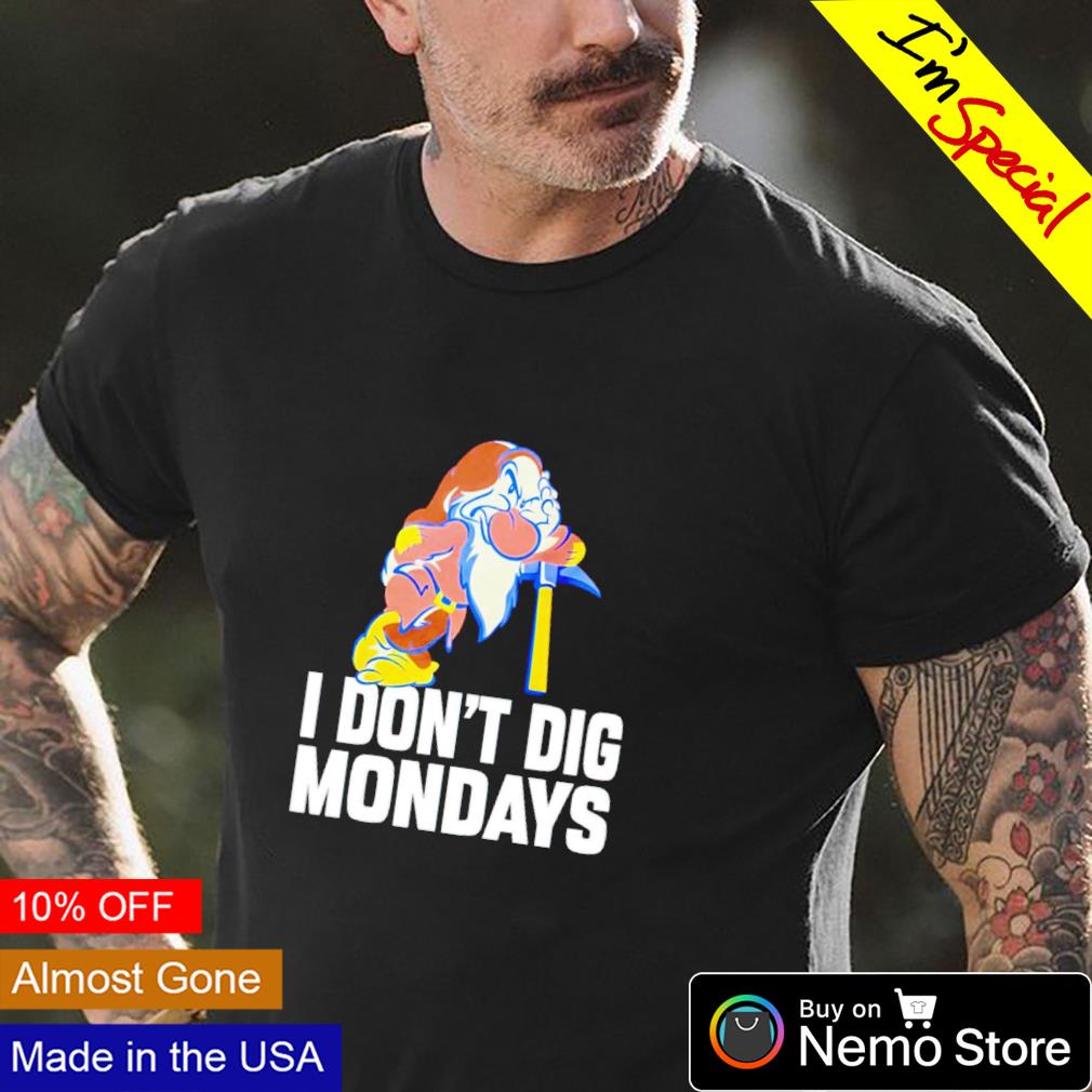Dwarfs I don't dig mondays - Adult & Kids T-Shirts, Sweatshirts & Hoodies apparel design preview 4