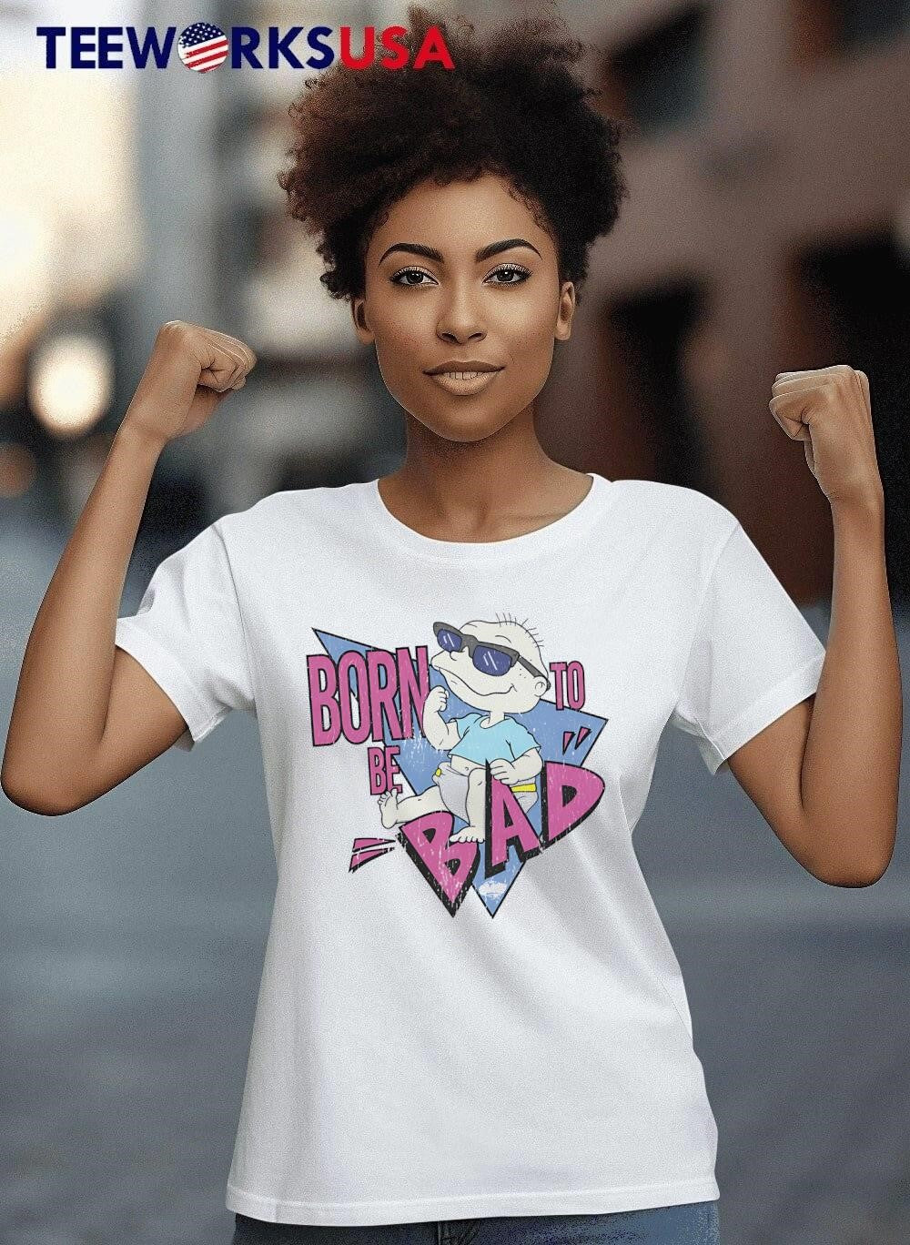 Clay Born to be Bad Tommy Pickles Rugrats - Adult & Kids T-Shirts, Sweatshirts & Hoodies apparel design preview 6