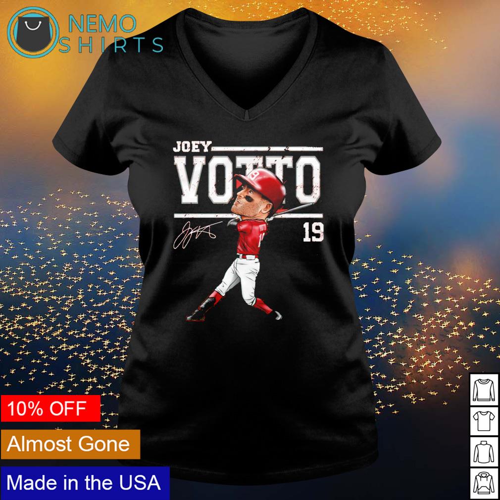 Cincinnati Baseball 19 Joey Votto Cartoon - Adult & Kids T-Shirts, Sweatshirts & Hoodies apparel design preview 5