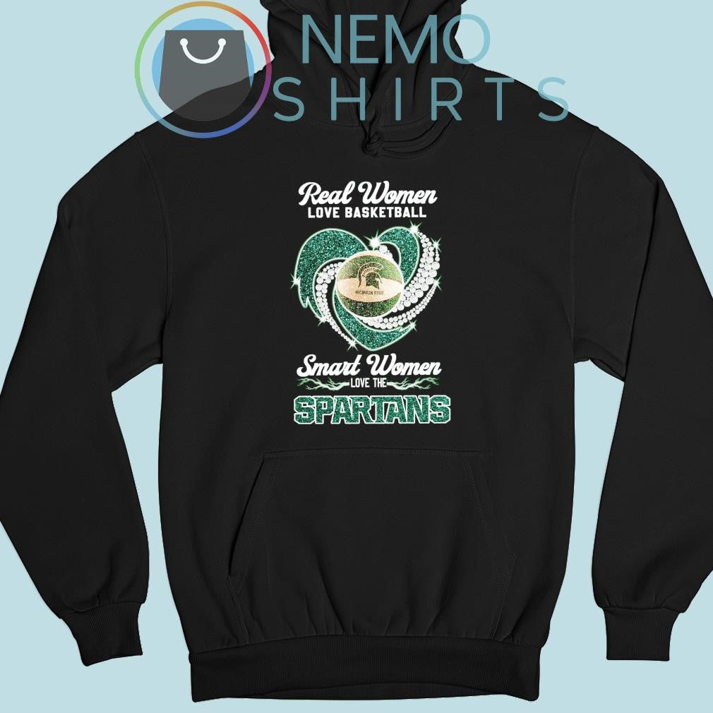 Real women love football smart the Spartans logo - Adult & Kids T-Shirts, Sweatshirts & Hoodies apparel design preview 2