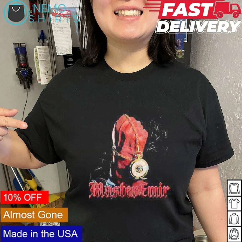 MasterEmir Red Fist with Pocket Watch Gothic Style - Adult & Kids T-Shirts, Sweatshirts & Hoodies apparel design preview 2