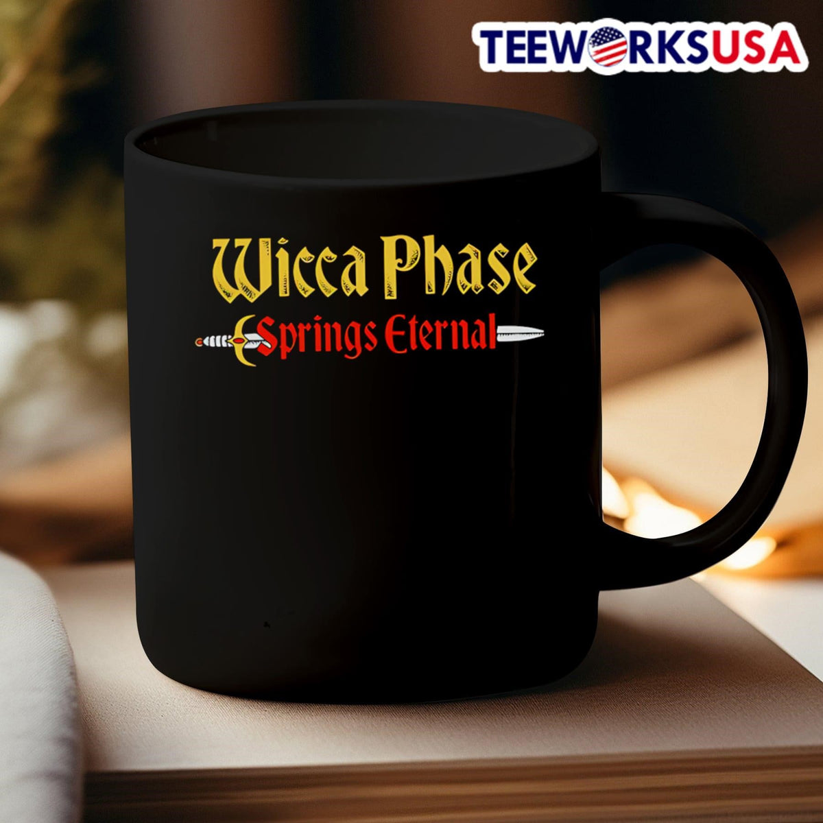 Wicca Phase Mystical Friend - Adult & Kids T-Shirts, Sweatshirts & Hoodies apparel design preview 3