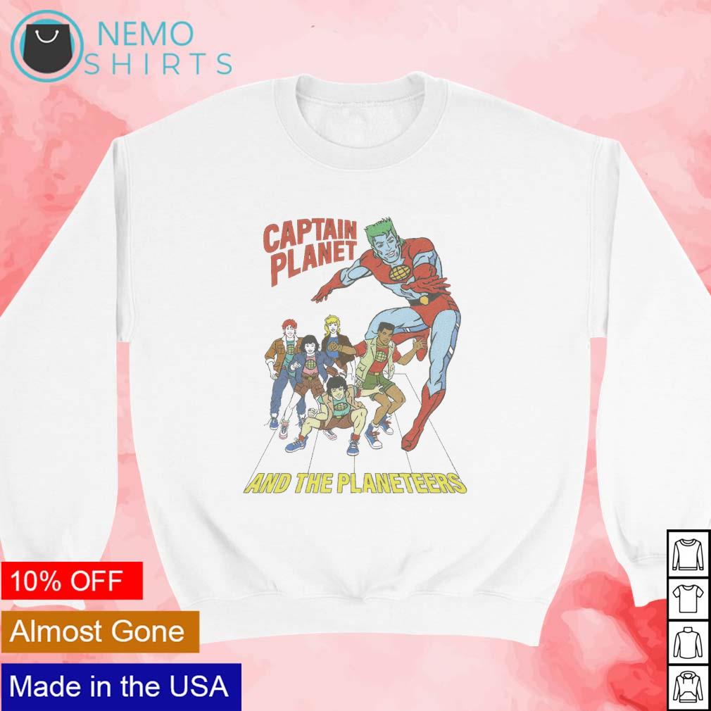 Captain planet and the planeteers - Adult & Kids T-Shirts, Sweatshirts & Hoodies apparel design preview 3