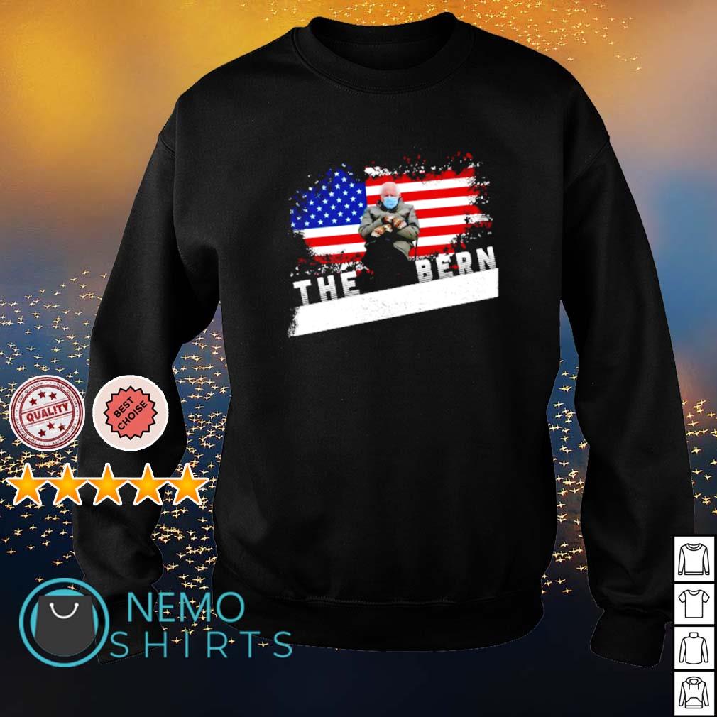 Bernie Sanders American flag The Bern - Adult & Kids T-Shirts, Sweatshirts & Hoodies apparel design preview 4