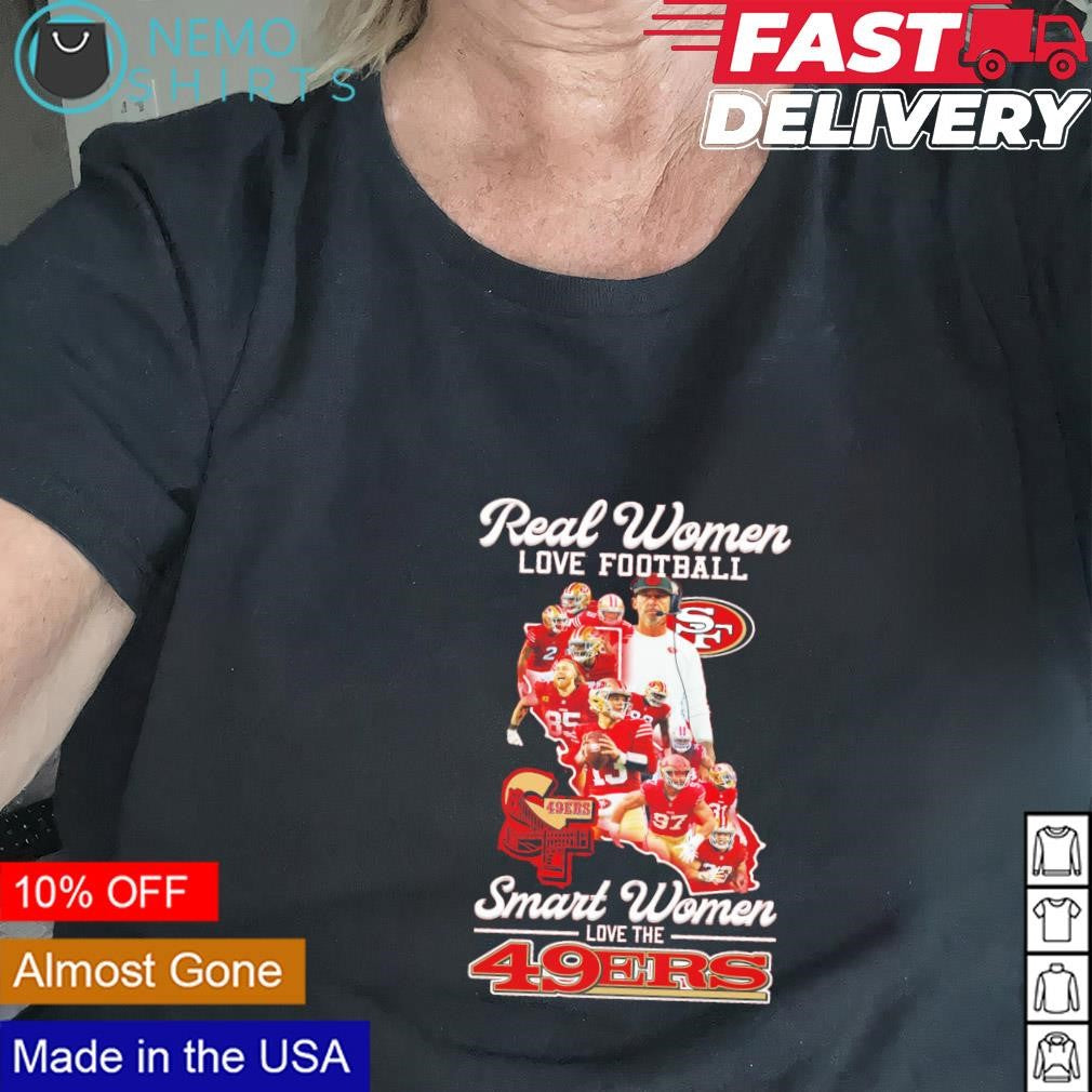 Real women love football smart San Francisco 49ers - Adult & Kids T-Shirts, Sweatshirts & Hoodies apparel design preview 2