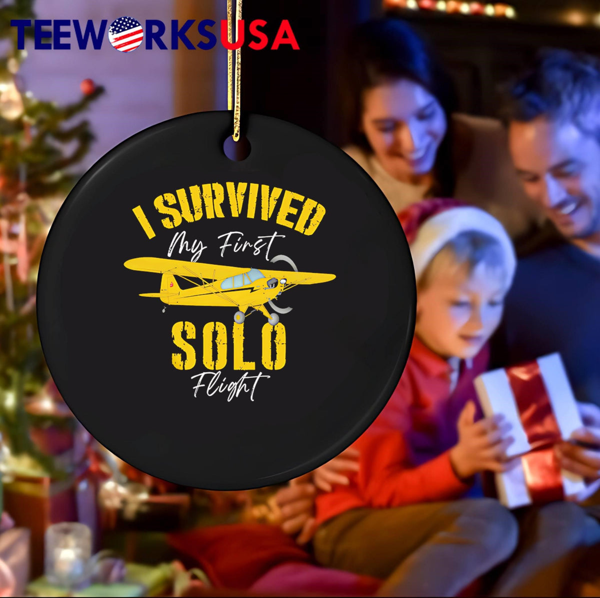 Flyboy Toys I Survived My First Solo Flight - Adult & Kids T-Shirts, Sweatshirts & Hoodies apparel design preview 4