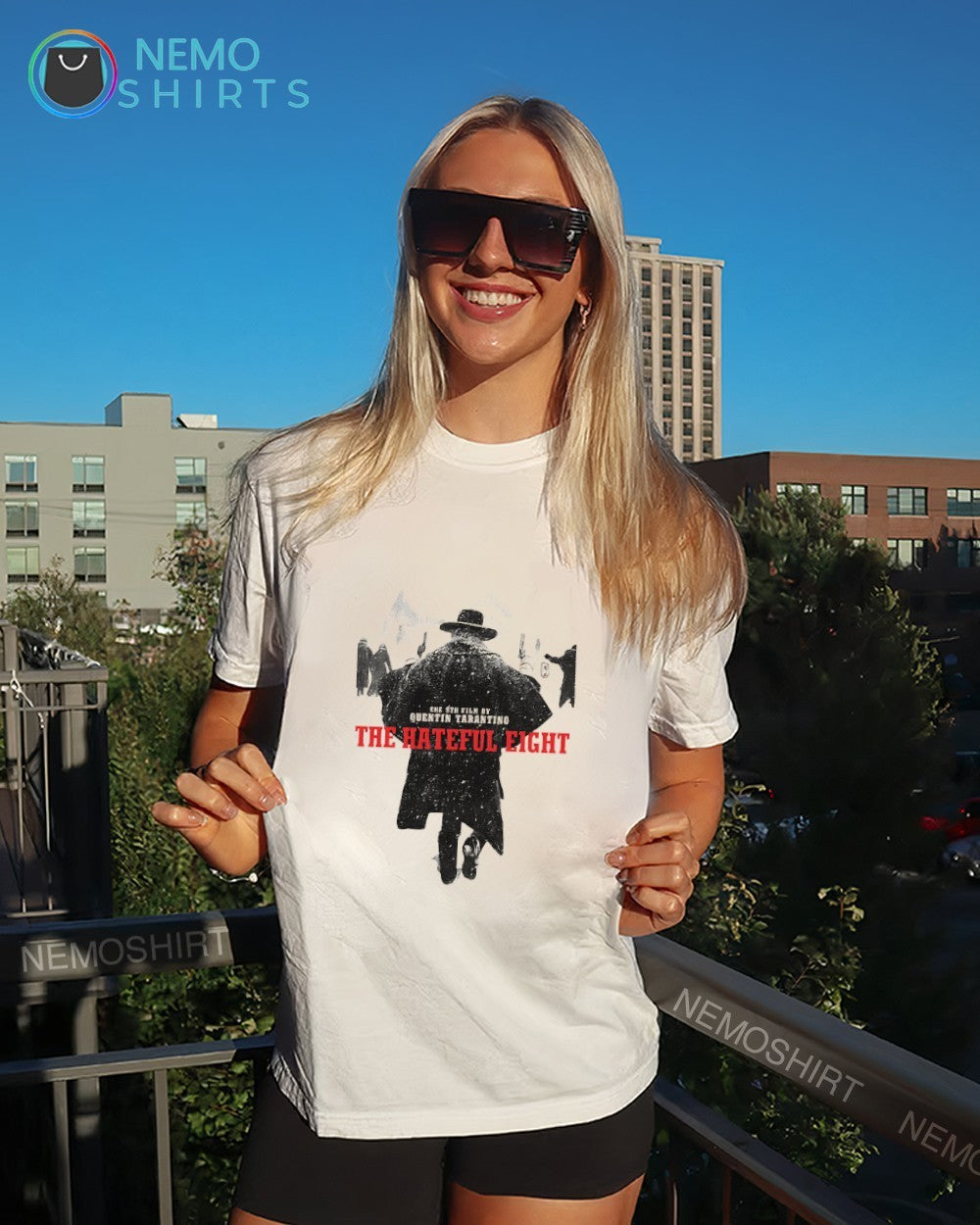 The hateful eight movie Tarantino - Adult & Kids T-Shirts, Sweatshirts & Hoodies apparel design preview 6