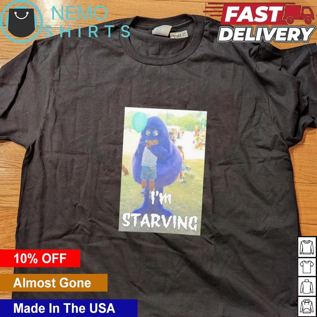 Grimace I'm starving - Adult & Kids T-Shirts, Sweatshirts & Hoodies product image 4