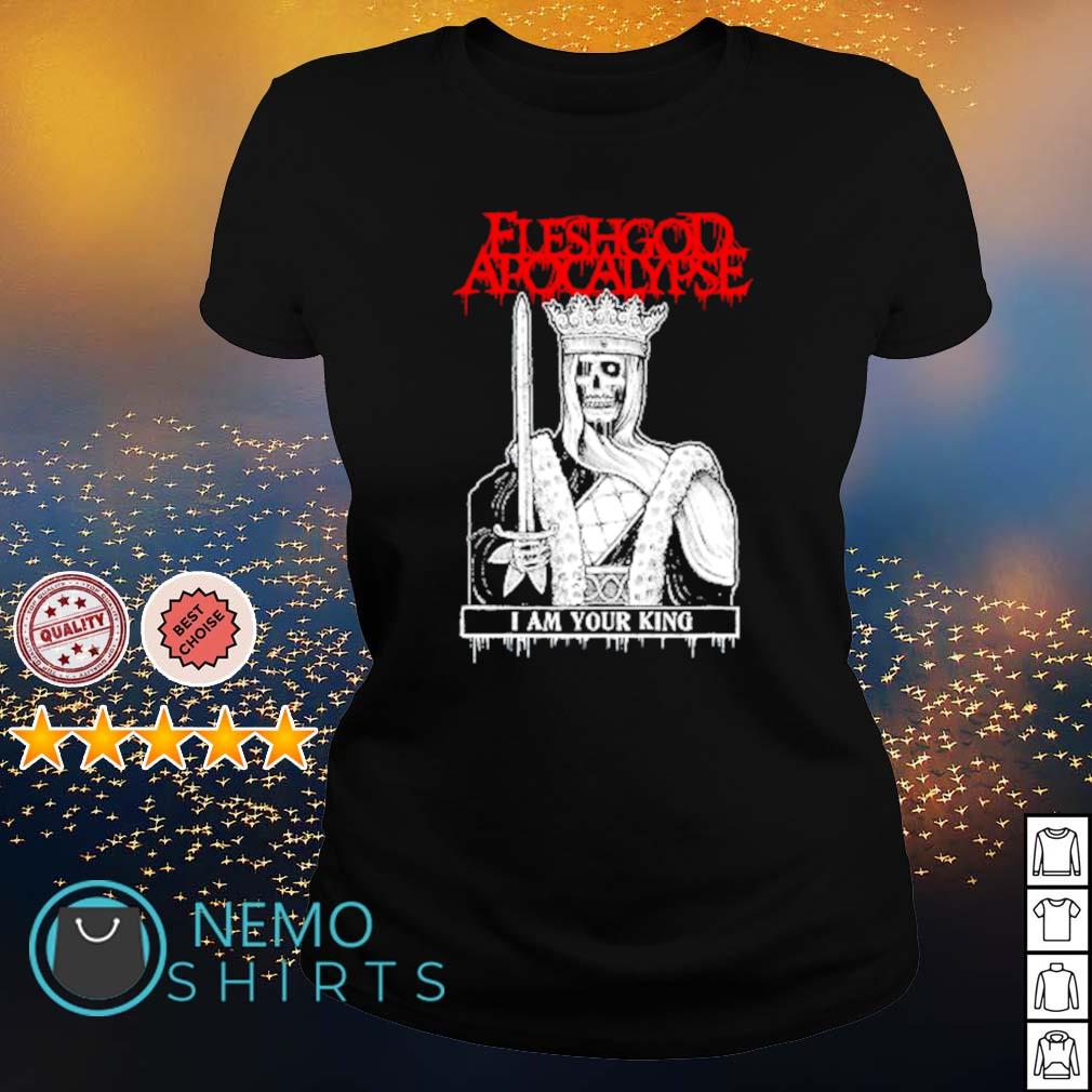 Fleshgod Apocalypse I am your King - Adult & Kids T-Shirts, Sweatshirts & Hoodies apparel design preview 3