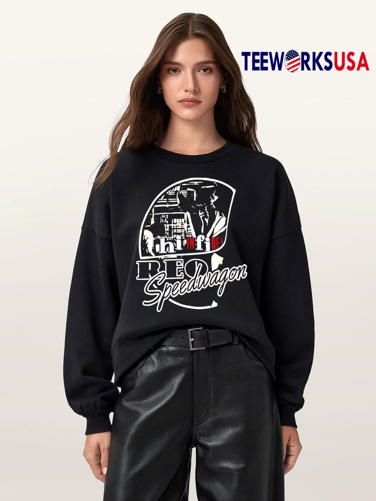 Reo Speeds Wagon Men's Round - Adult & Kids T-Shirts, Sweatshirts & Hoodies apparel design preview 5
