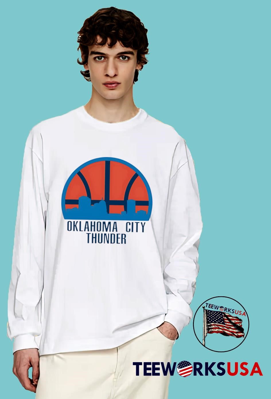 Oklahoma Basketball Team Ball City - Adult & Kids T-Shirts, Sweatshirts & Hoodies apparel design preview 4
