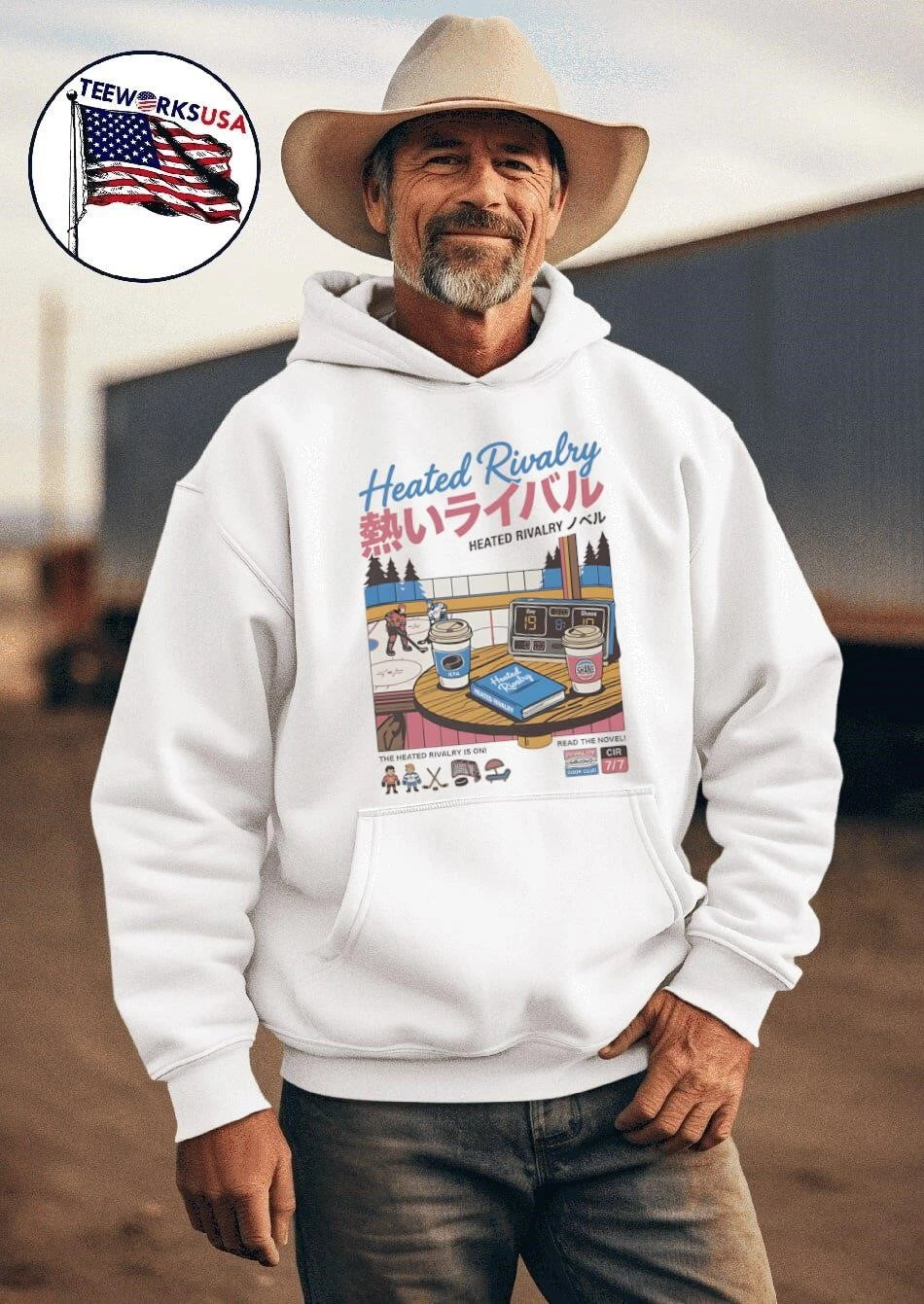 Heated Rivalry Novel The Is On Read - Adult & Kids T-Shirts, Sweatshirts & Hoodies apparel design preview 2